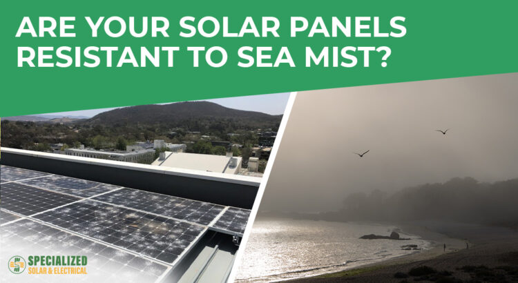 Are your solar panels resistant to sea mist?