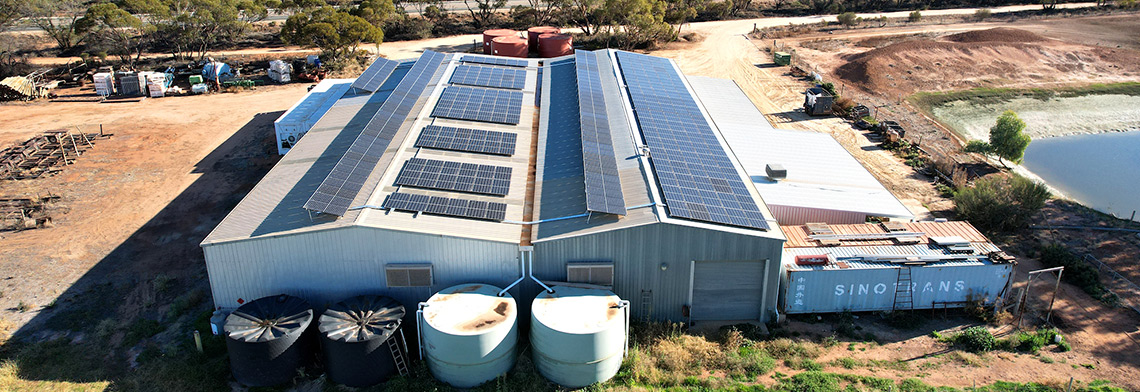 Burkett Orange Farm Solar Install