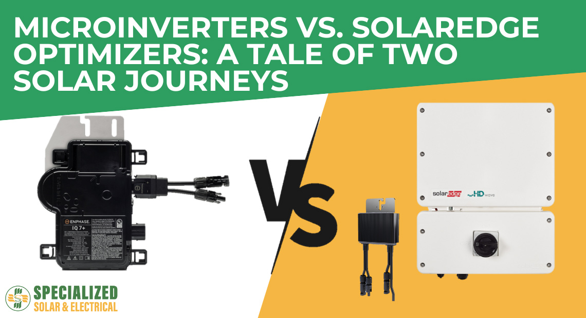 Microinverters vs. Solaredge optimizers: a tale of two solar journeys.
