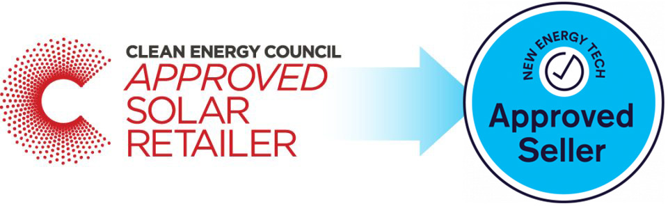 CEC Approved Solar Retailer has become New Energy Tech Approved Seller.